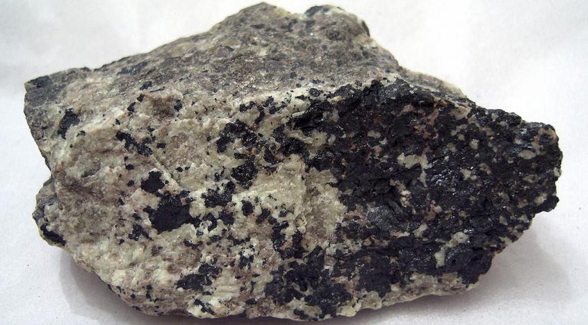 FRANKLINITE and fluorescent green WILLEMITE - Franklin Mine, Franklin, Franklin Mining District, Sussex County, New Jersey, USA – Franklinite type locality - ex Mineral Showcase - for sale
