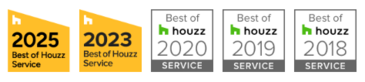 Houzz.com service award 2025 given to Jcb Painting