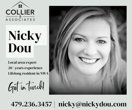 Nicky's facebook page for real estate in NWA
