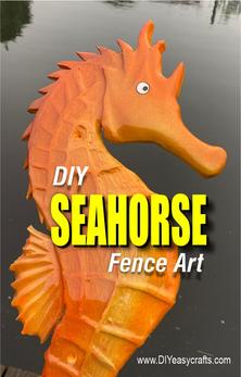 Seahorse Fence Art