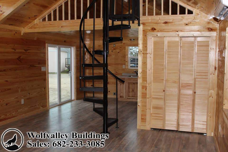 Storage Sheds Barns Cabin Shells Portable Buildings Tiny Homes Wolfvalley Buildings Llc Fort Worth Tx