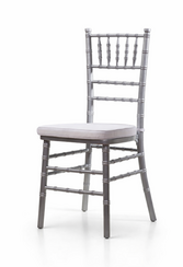 silla tiffany plata madera