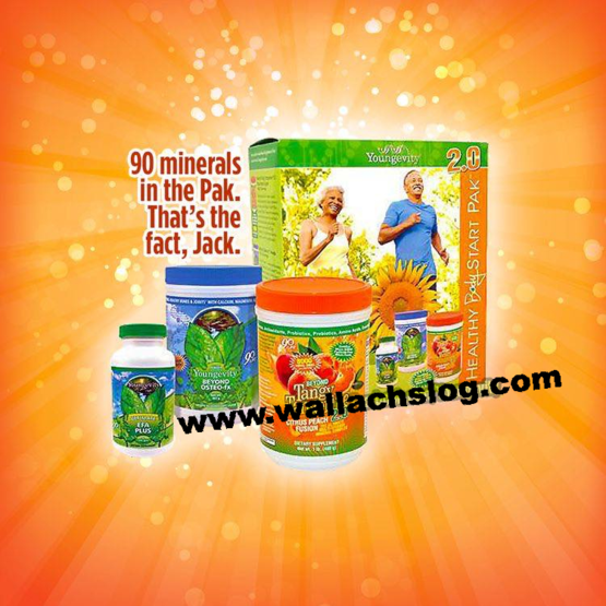 Healthy Body Start Pak Youngevity at The Wallach Log