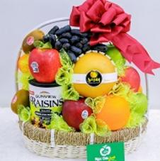 Giỏ hoa quả nhập khẩu chúc mừng tại Hà Nội