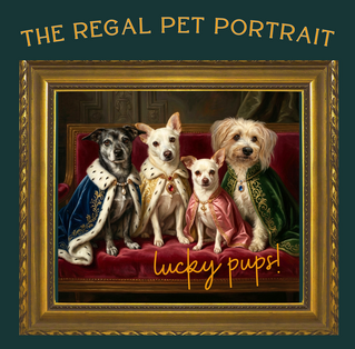 Sales of Pet Portraits support Lucky Pup Dog Rescue