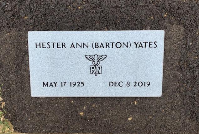 Veteran flat granite marker