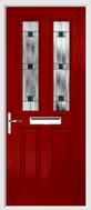 2 Panel 2 Square Composite Door aspen glass