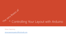Controlling Your Layout with Arduino