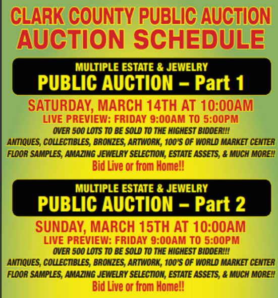 Clark County Public Auction Pictures Page, LAS VEGAS AUCTIONS, NV.