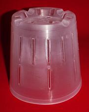 best clear plastic orchid pot 5 inch slots cone holes drainage ventilation large flexible