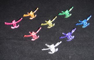 large decorative dragonfly plant clips durable plastic sturdy nursery growers 5 colors small