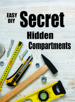 DIY easy Secret Hidden Compartments. FREE step by step instructions. www.DIYeasycrafts.com