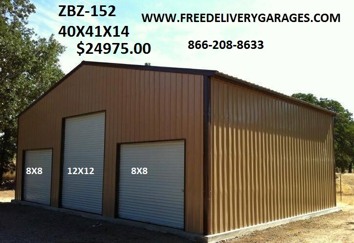 Free Delivery Garages Steel Carports Steel Garages Metal Carport