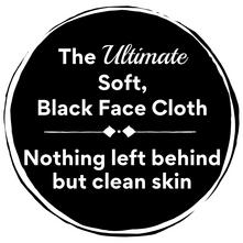 Ultimate soft black face cloth make-up remover washcloths