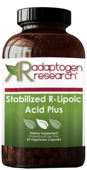 Adaptogen Research, Stabilized R-Lipoic Acid Plus