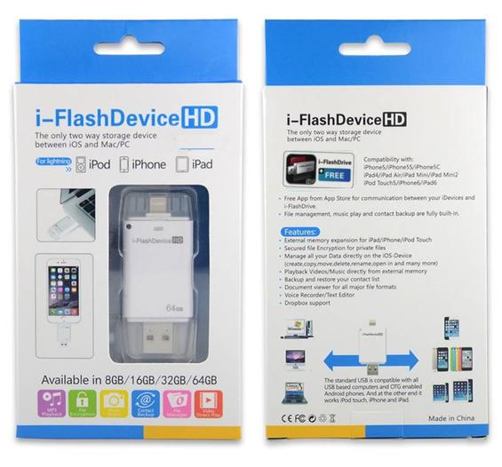 iFlash Device HD OTG for iPhone Laptop PC