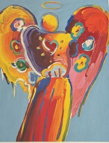 Peter Max Angel with Heart II