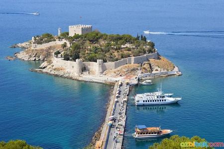 Pigeon Castle Turkish Mediterranean fortress - Bahadır Gezer
