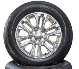 GMC YUKON DENALI 20" POLISHED WHEELS WITH CONTINENTAL TIRES