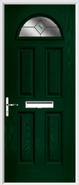 4 Panel 1 Arch Composite Door fusion glass