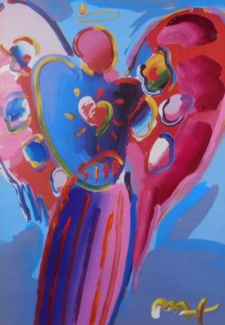 Peter Max Angel with Heart