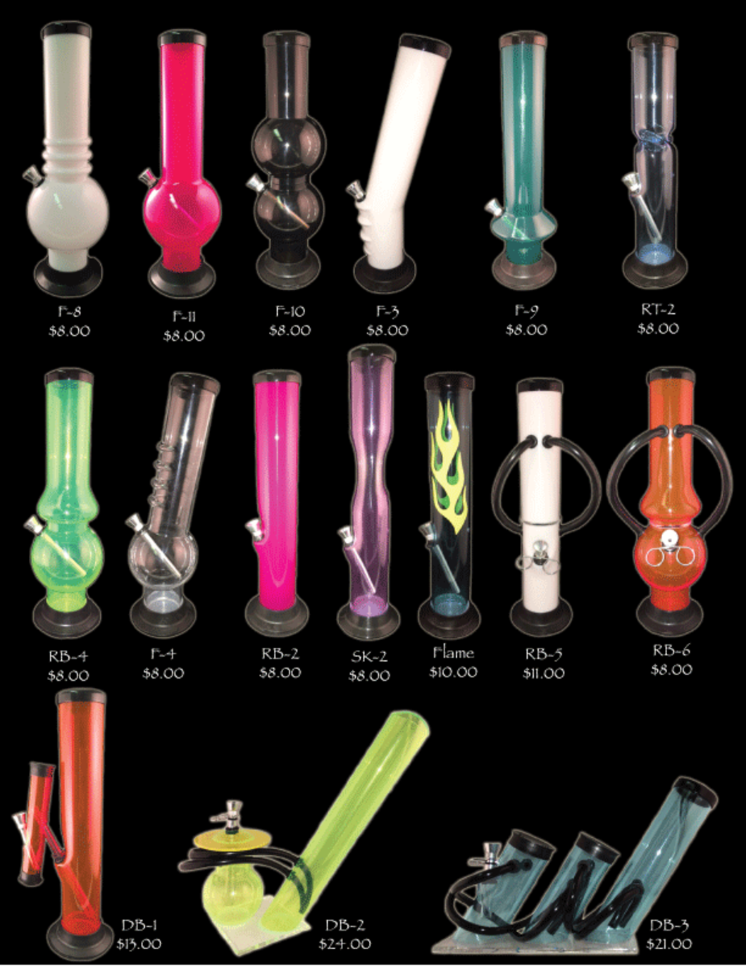 Acrylic Water Pipes