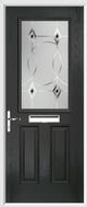 2 Panel 1 Square Composite Door fusion art