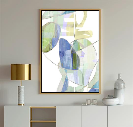 Multi-Color Abstract art, #abstract art, #geometric, #Blue, Dubois Art, #Blue Art, #modern art, #abstract art