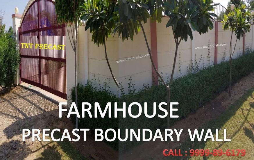 precast boundary wall precast compound wall farmhouse