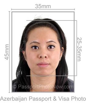 Azerbaijan Passport and Visa Photo