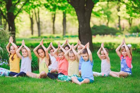 Kids outdoor yoga class, children's yoga class, yoga at Learning Allegro, Chester Springs, Glenmoore, Pottstown, Kimberton, Downingtown, Exton