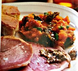 southern sweet potato colcannon