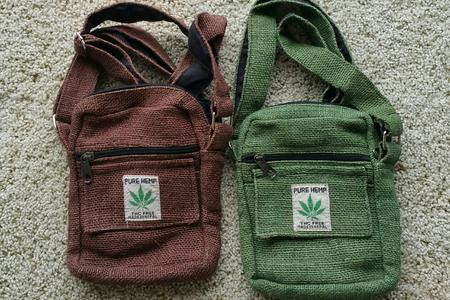 Small Hemp Passport Bags