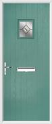 Cottage Square Composite Door fusion glass