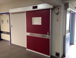 automatic hospital sliding door