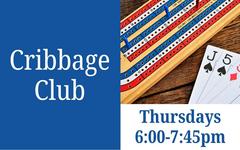 Cribbage Club meets Thursdays at 6pm