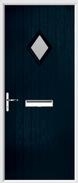 Cottage Diamond Composite Door obscure glass