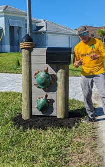 custom turtle mailbox