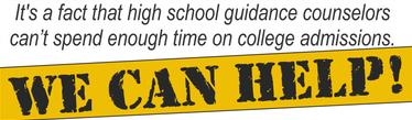 High school guidance counselors college admissions