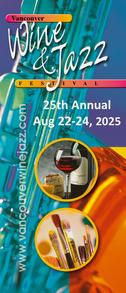 2025 Vancouver Wine & Jazz Festival Brochure