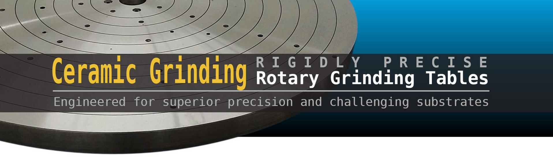 Banner graphic for Roto Tech representing ceramic rotary grinding
