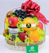 Giỏ hoa quả nhập khẩu đẹp Ngọc Châu fruits