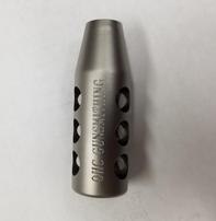 OHC Gunsmithing custom muzzle brake in stainless steel