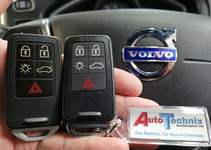 Volvo remote keys