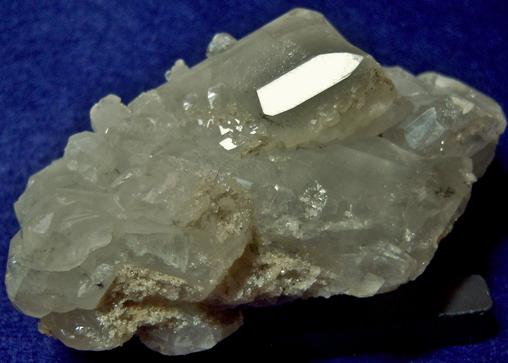 Calcite crystals, Galena, Marcasite - Rossie, St. Lawrence County, New York, USA - ex Fred Parker, ex Edward Trudell,1920