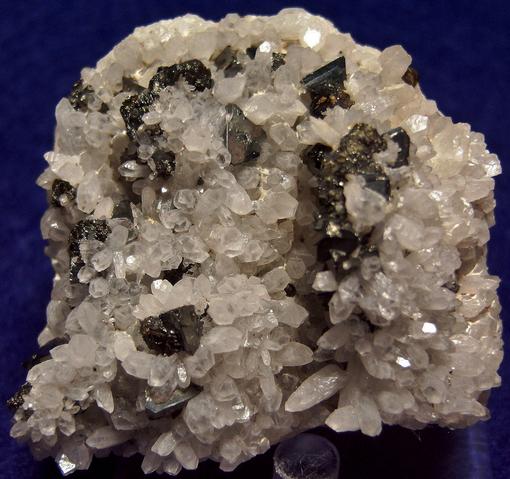 TETRAHEDRITE and QUARTZ - Cavnic (Kapnic; Kapnik), Maramureș Co., Romania