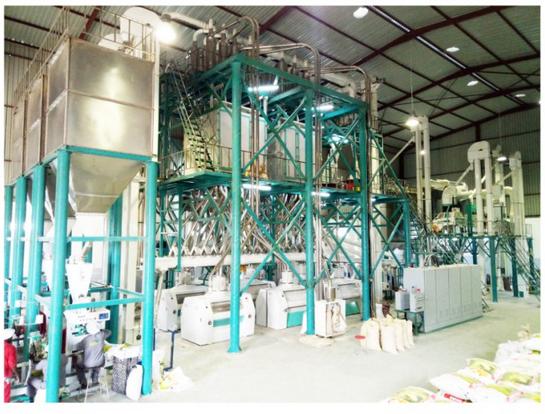 240ton maize milling machine running in Kitwe,Bwino millers Zambia