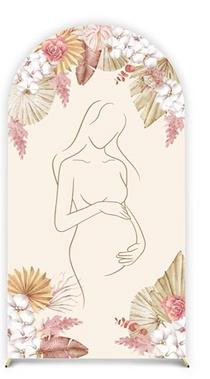 MOMMY TO BE FABRIC BACKDROP COVERS