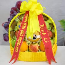 Giỏ hoa quả đóng như thế nào