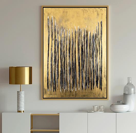 Gold Art, Abstract Art, Dubois Art